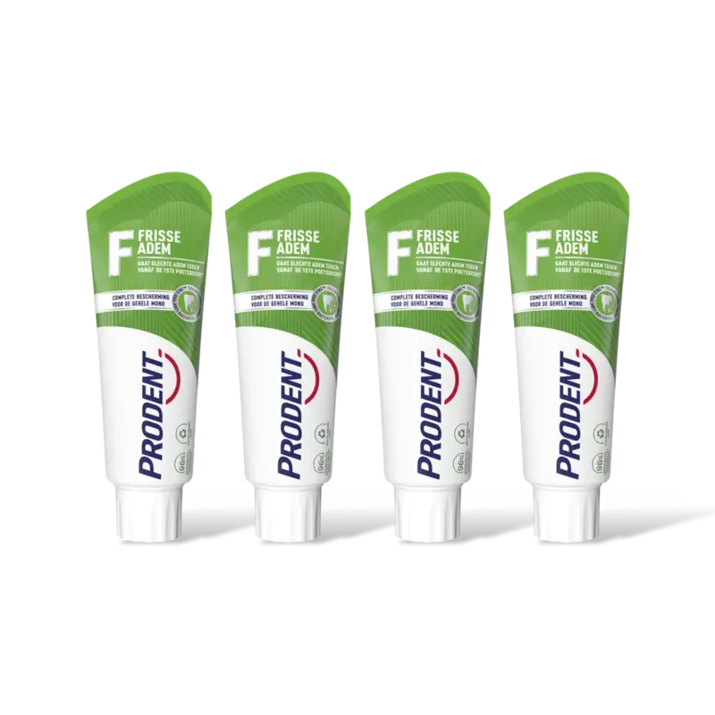 Prodent Tandpasta frisse adem 4-pack