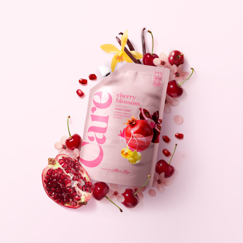 Een afbeelding van Care Cherry blossom hand soap refill