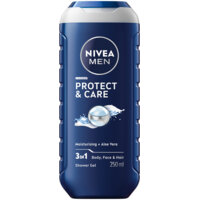 Een afbeelding van NIVEA Men protect & care douchegel 3-in1