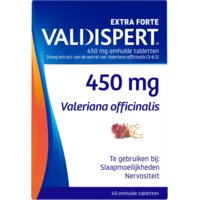 Een afbeelding van Valdispert Extra forte 450 mg tabletten