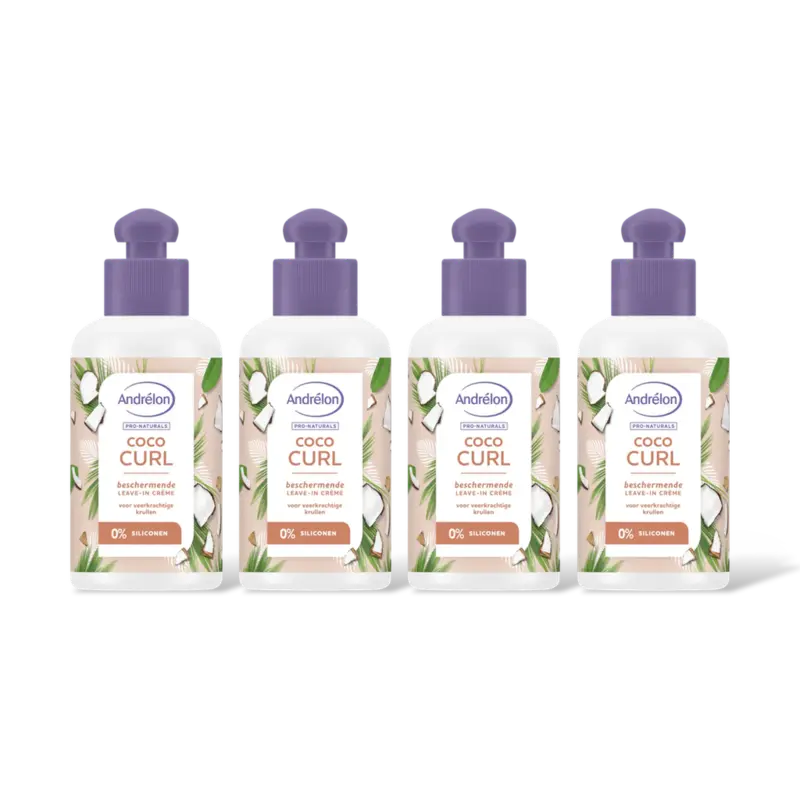 Andrélon Coco curl creation leave-in 4-pack