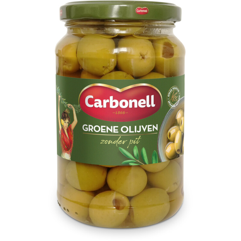 Een afbeelding van Carbonell Groene olijven zonder pit