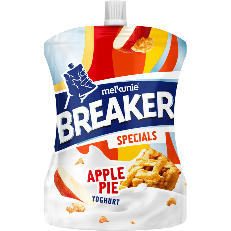 Een afbeelding van Melkunie Breaker apple pie yoghurt