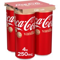 Een afbeelding van Coca-Cola Vanilla 4-pack