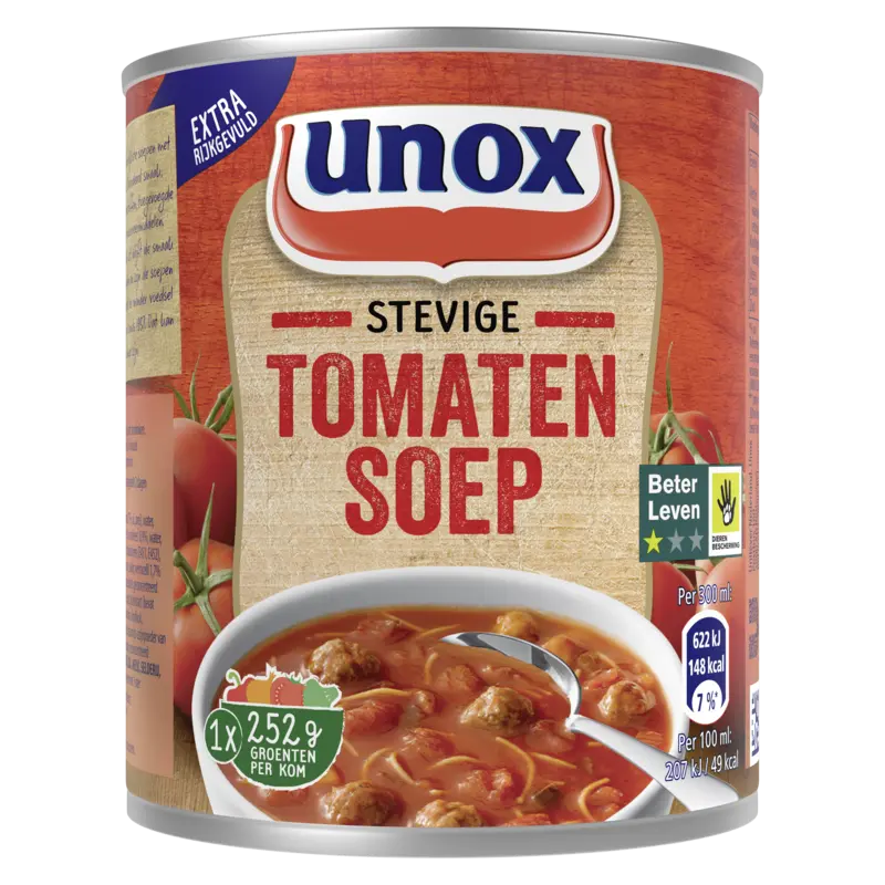 Unox Stevige tomatensoep
