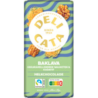Een afbeelding van Delicata Reep baklava melk chocolade