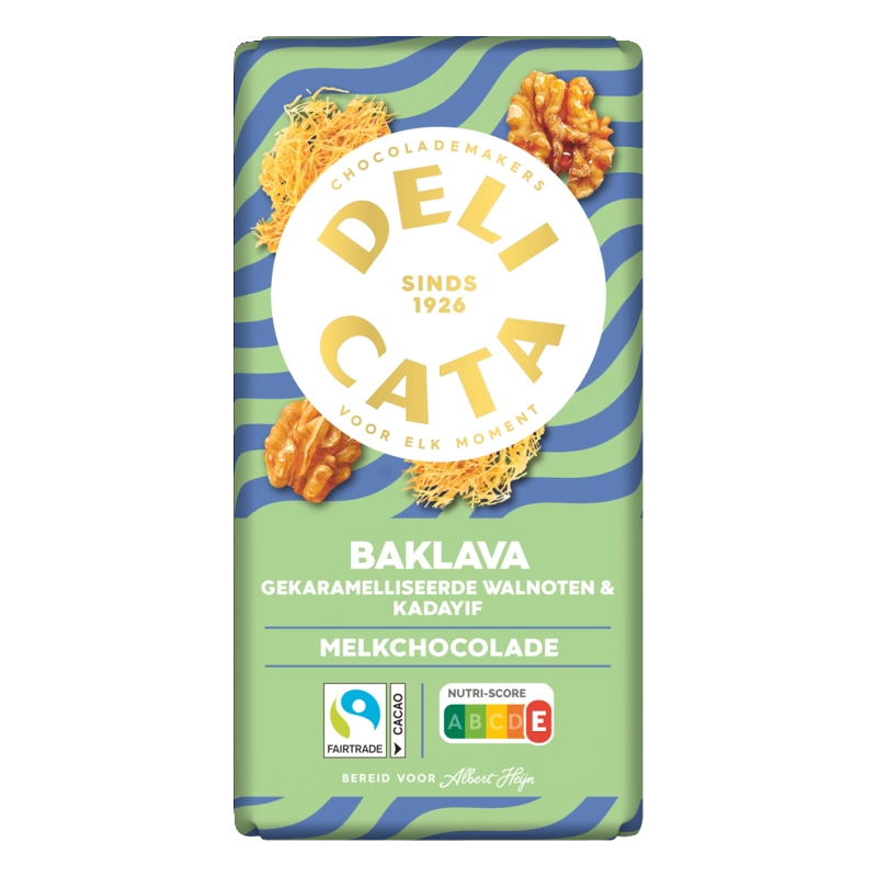 Reep baklava melk chocolade