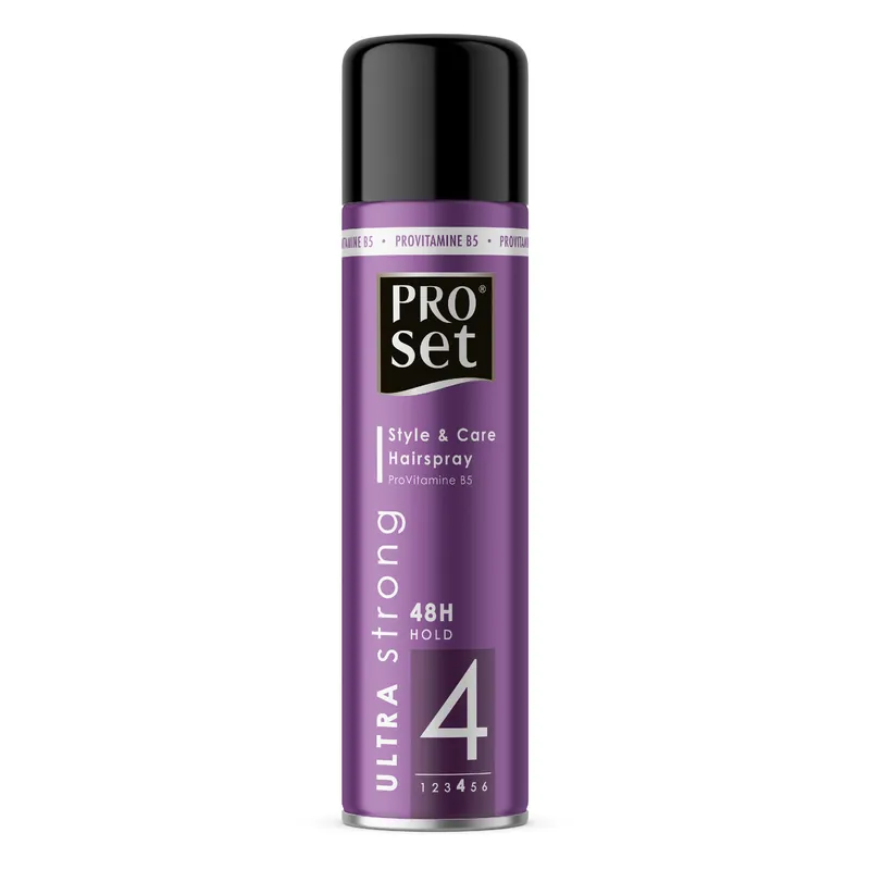 Proset Style & care hairspray ultra strong 4
