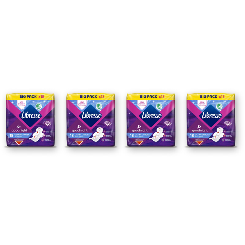 Libresse Goodnight ultra large+ wings bigpack 4pk