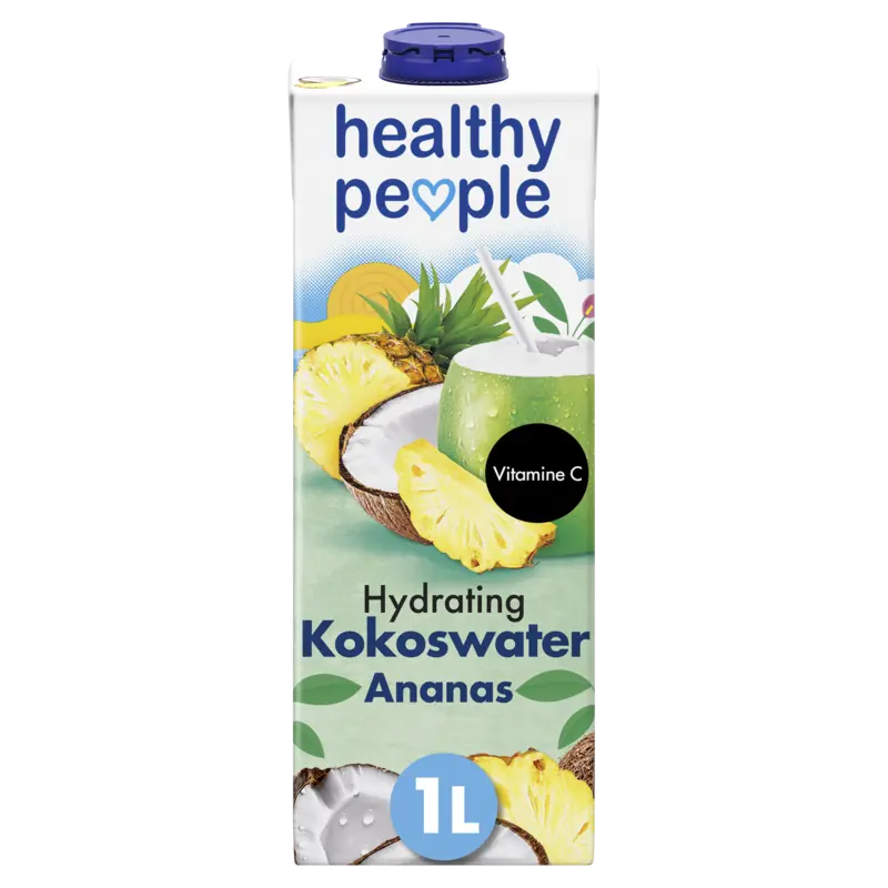 Kokoswater met ananas