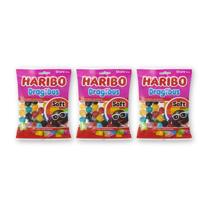 Haribo Dragibus soft 3-pack