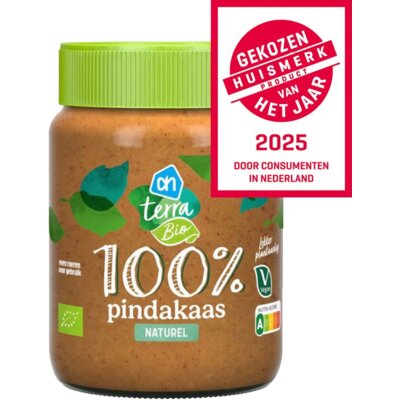 pdp-image-AH Terra Plantaardig biologisch 100% pindakaas