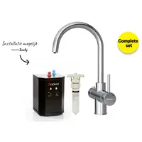 HOWAT Kokend water kraan rond chroom