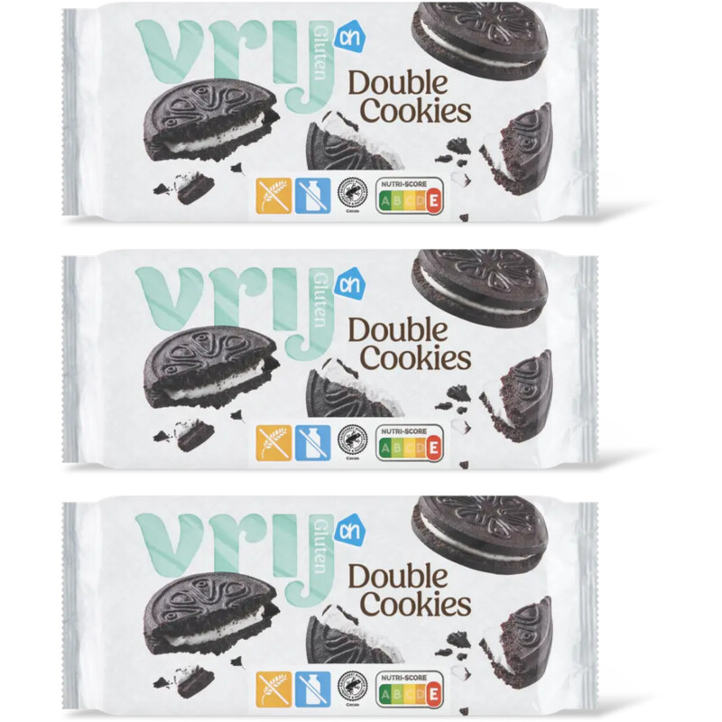 AH Glutenvrij Double cookies 3-pack
