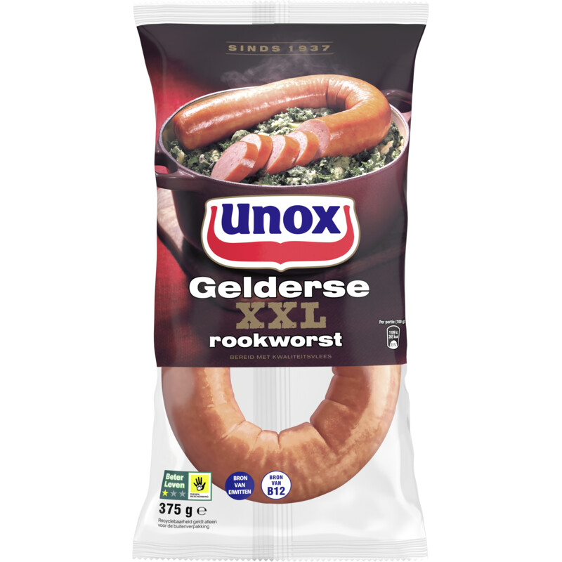 Een afbeelding van Unox Rookworst Gelders varken