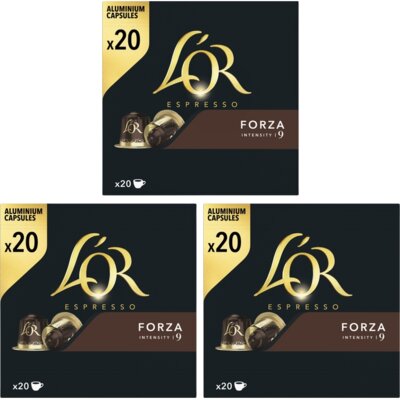 pdp-image-L'OR Espresso forza koffiecups 3-pack
