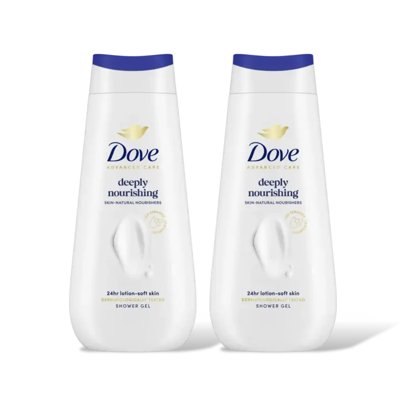 Dove Deeply nourishing douchegel 2-pack