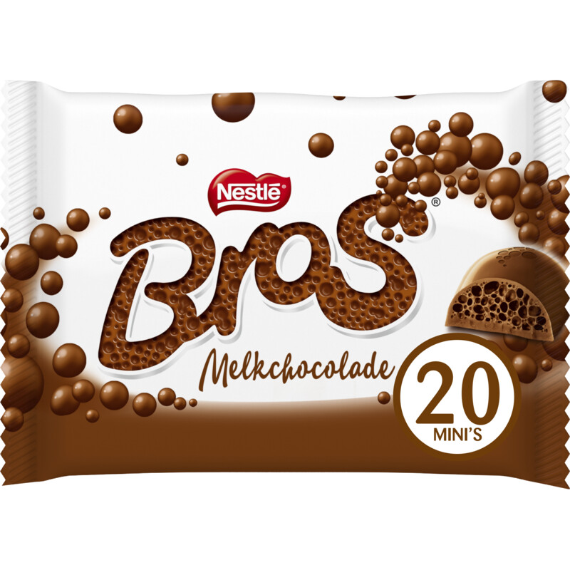 Een afbeelding van Bros Mini melkchocolade uitdeelzak