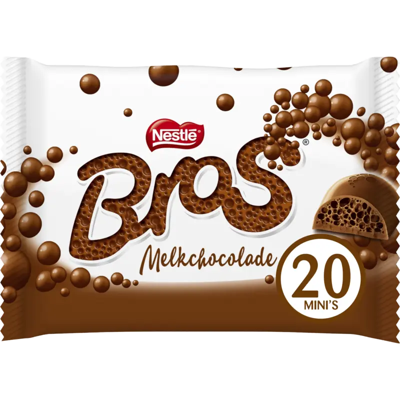 Bros Mini melk chocolade uitdeelzak