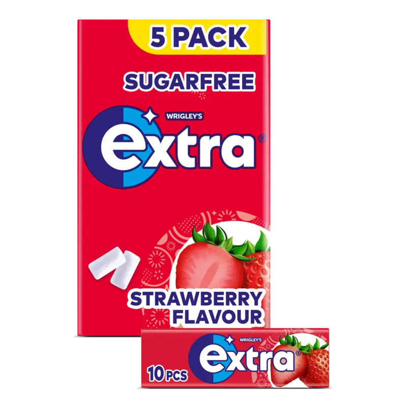 Extra Strawberry 5-pack