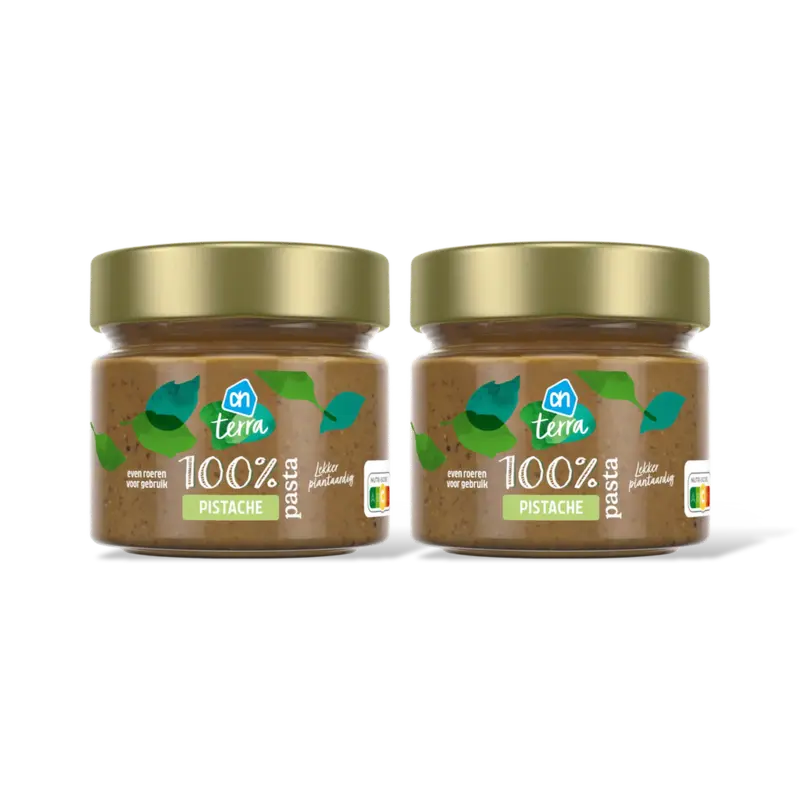 AH Terra Plantaardig 100% pistachepasta 2-pack