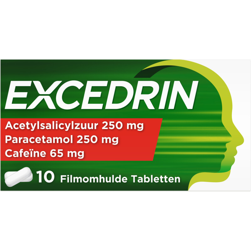 Een afbeelding van Excedrin 250mg filmomhulde tabletten