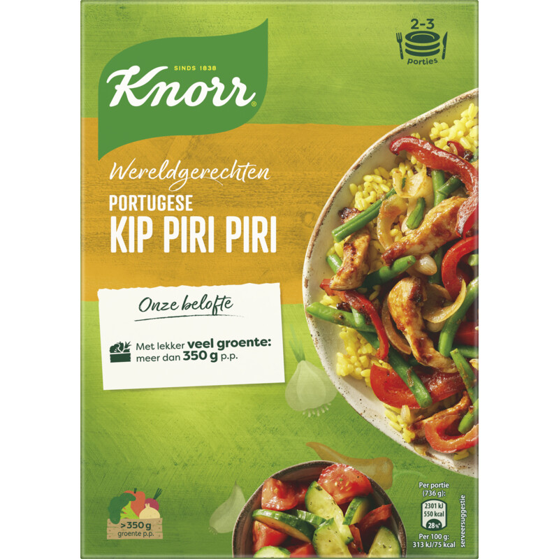 Een afbeelding van Knorr Wereldgerechten Portugese kip piri piri