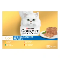 Gourmet Gold mousse met kip zalm niertjes konijn