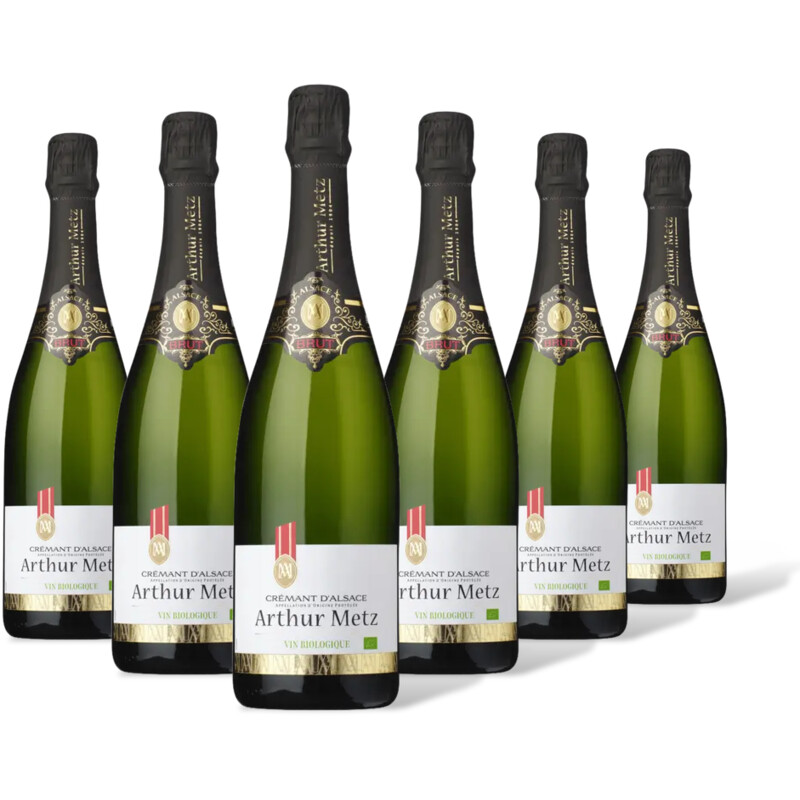 Arthur Metz  Cremant d'alsace 6 flessen