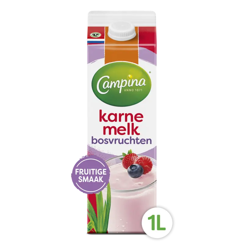 Karnemelk met bosvruchten