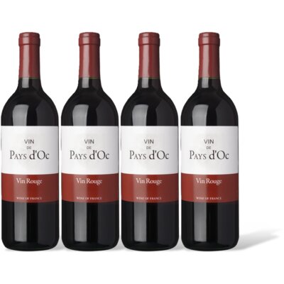 pdp-image-Vin de Pays d'Oc Rood 4 flessen