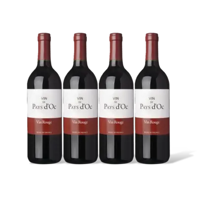 pdp-image-Vin de Pays d'Oc Rood 4 flessen