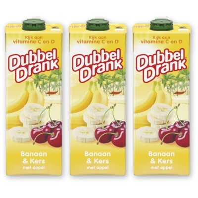 pdp-image-DubbelDrank Banaan & kers 3-pack