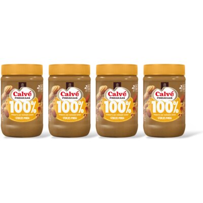 pdp-image-Calvé Pindakaas 100% pinda's grof 4-pack