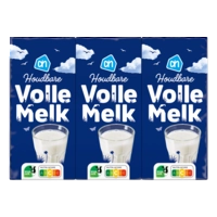 AH Houdbare volle melk 6-pack