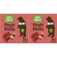 Bear Fruit rolls aardbei 2-pack