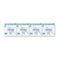 Always Maandverband Cotton Long 4-pack