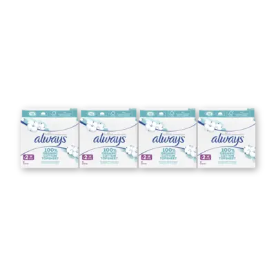 pdp-image-Always Maandverband Cotton Long 4-pack