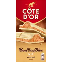 Côte d'Or BonBonBloc chocoladereep praliné wit