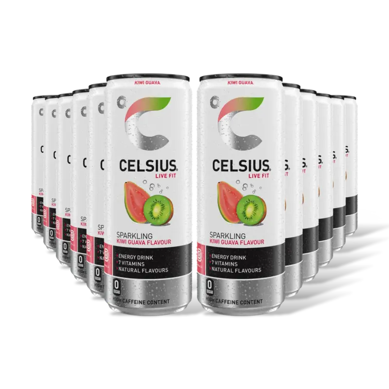 Sparkling kiwi guava flavour 12-pack