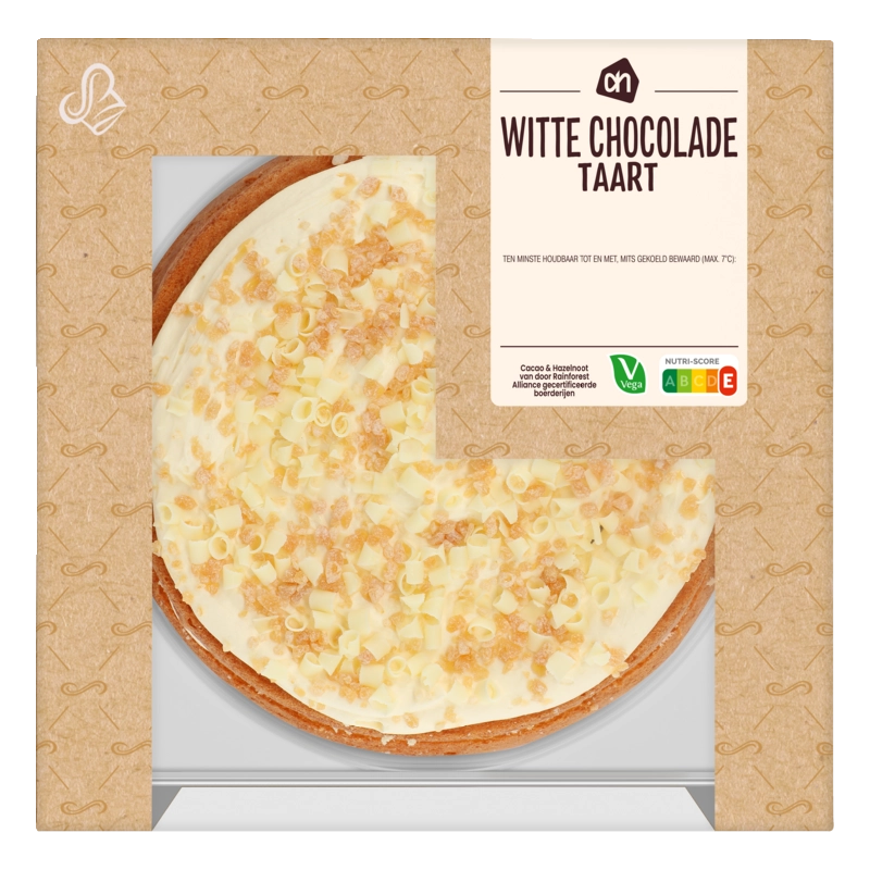 AH Witte chocolade taart