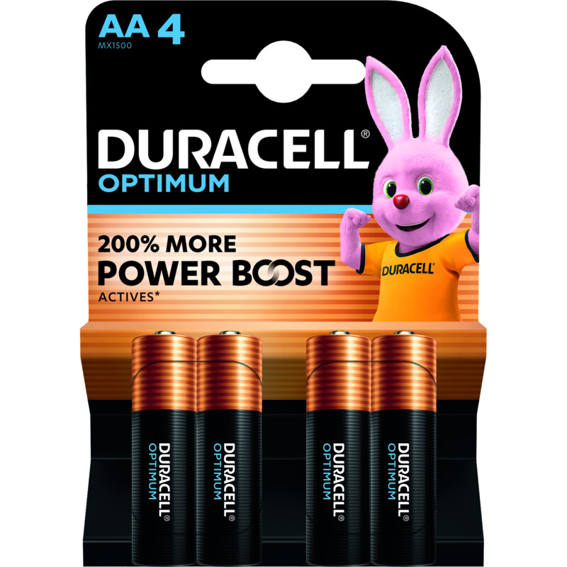 Een afbeelding van Duracell Optimum AA batterijen