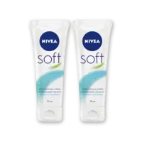NIVEA Soft hydraterende creme 48u hydra 2pck
