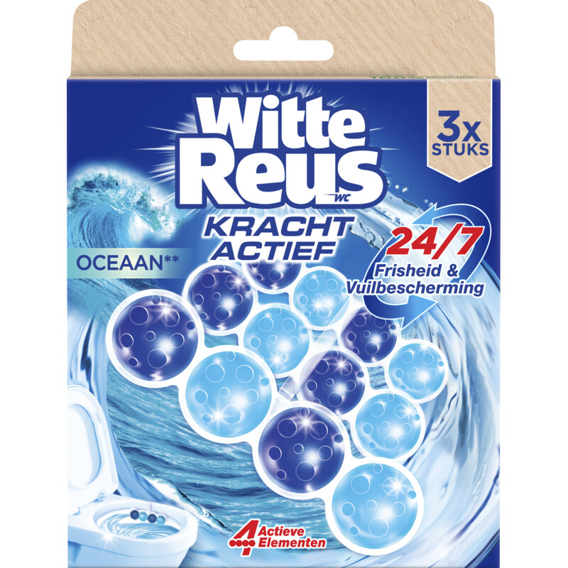 Een afbeelding van Witte Reus Toiletblok kracht actief oceaan