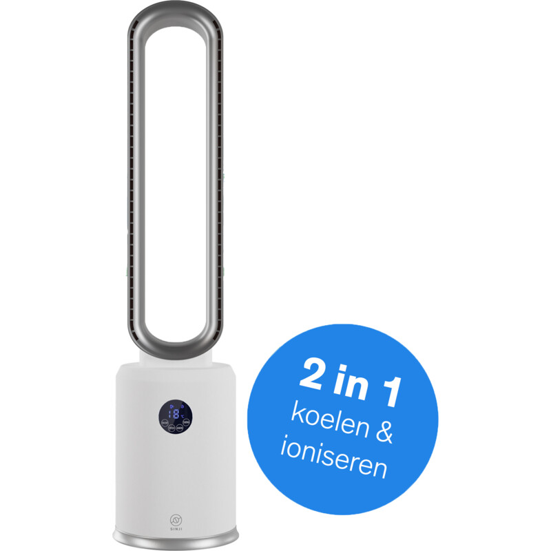 Bladeless fan white