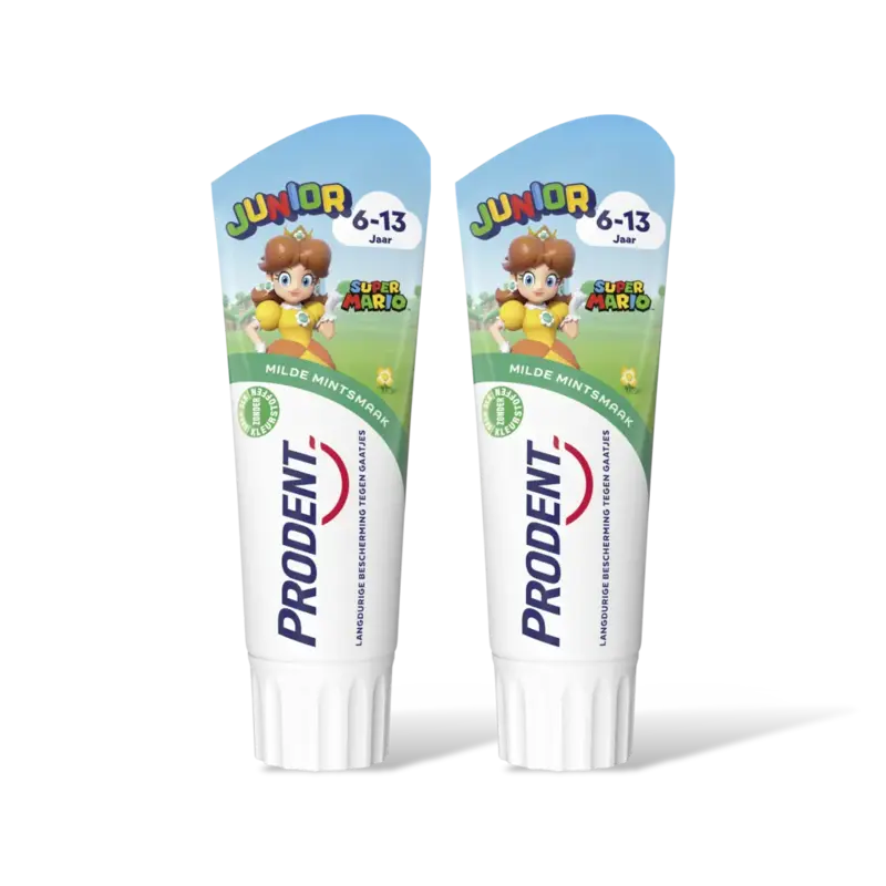 Prodent Tandpasta Mario junior 6-13 jaar 2-pack