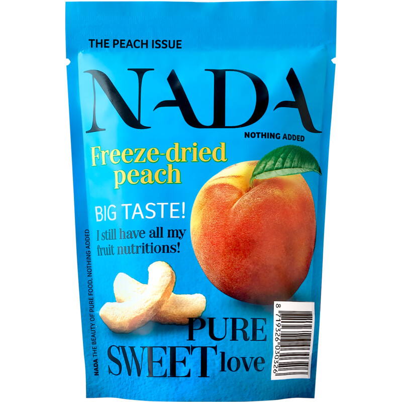 Nada Nothing Added Freeze dried peach bestellen | Albert Heijn