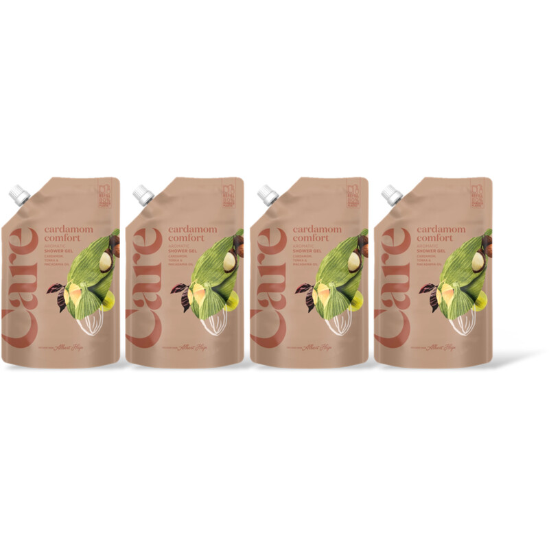 Care Cardamom comfort shower gel refill 4-pck