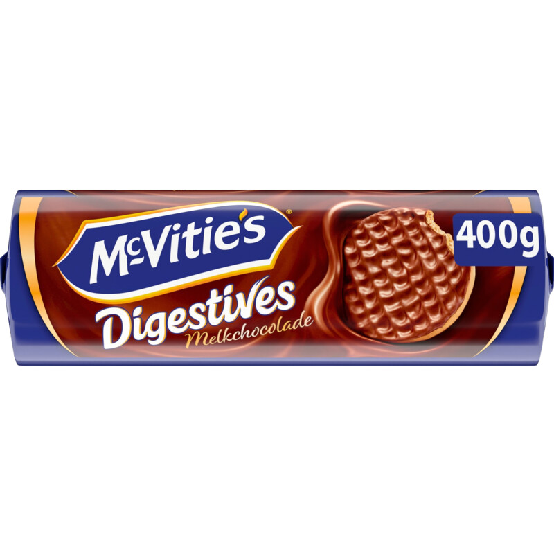 Een afbeelding van McVitie's Digestives melk chocolade