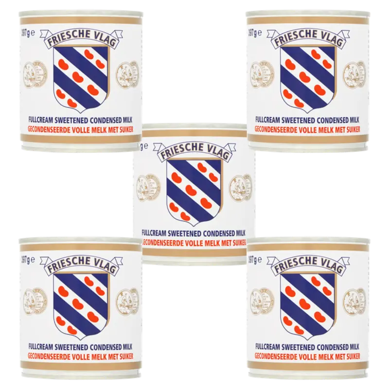 Volle melk gecondenseerd 5-pack
